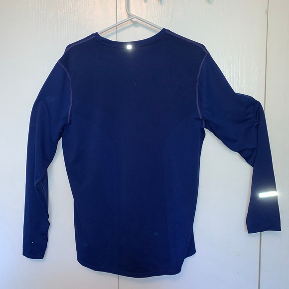 Men's Nike Dri-FIT Long Sleeve Shirt Size L Blue - Picture 2 of 9